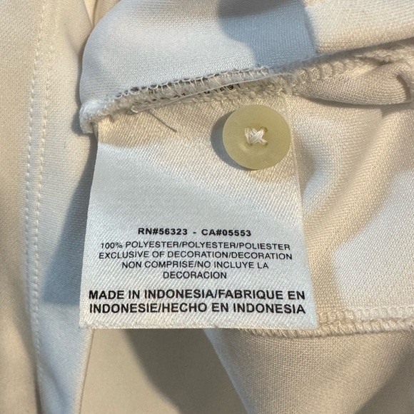 Nike Dri-FIT Ohio State Buckeyes Polo Shirt White Women’s XL - Picture 5 of 6